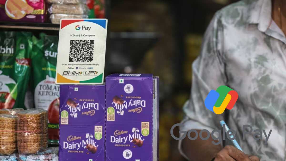 Google Pay QR at the Grocery Shop